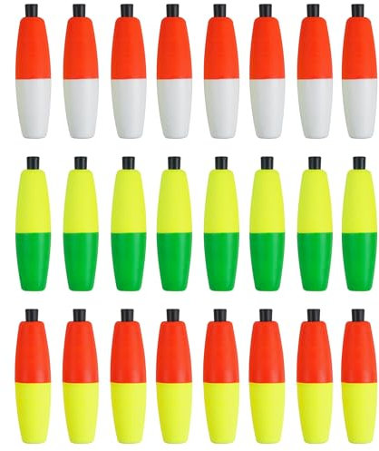 OROOTL Posen Angeln Schwimmer Bobbers Kit Schaumstoff Angeln Hering Schwimmer Slip Bobbers Angelsets für Angeln Zigarrenkorken Wels Schwimmer für Süßwasser Salzwasser Angeln