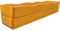 YOURSGARTEN® Blumenkasten |Pflanzkasten aus Kiefernholz| Ideal für Garten und Terrasse | fertig montiert| Farbe: Orange - Groß 84cm