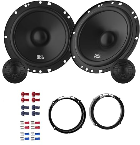JBL Stage161CFS Lautsprecher mit Einbauset passend für Seat Leon 2005-2012 Türen vorne/hinten 450 Watt 165mm 2 Wege Kompo