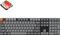 Keychron K5 Max Ultraflache kabellose mechanische Tastatur, QMK/VIA programmierbar, 3-Modus Bluetooth/2.4 GHz/Kabel mit weiß LED, Low Profile Gateron Red Switch, PBT Tastenkappen