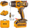 INGCO 20V Cordless Hot Air Gun Max 1022°F (550°C), 100/200 L/min, Adjustable Temperature with LCD Display, with 1Pcs 5.0Ah Battery and Charger HGLI20035