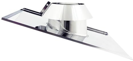 ALLINOX Faldale Inclinato Acciaio INOX AISI 304 Per Canna Fumaria (DN 130)