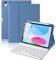Beydoa for iPad 10th Generation Case with Keyboard 10.9 Inch 2022 - Funda con Teclado inalámbrico magnético con Soporte para lápiz Funda con Teclado Folio a Prueba de Manchas para iPad 10th Gen- Azul