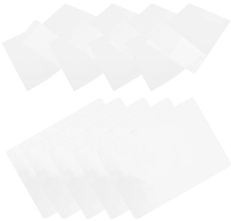 GRIRIW Laminierfolien in Großpackung 100 Stück für Dokumente Fotos Unterrichtsmaterial