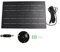Chargeur de panneaux solaires 10 W 5 V extérieur portable USB-C de charge étanche pour caméras de sécurité