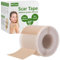 HiFan Pansement Silicone Cicatrice de qualité médicale, Silicone Sheets à Respect de Peau pour cicatrices chirurgicales/traumatiques/chéloïdes/d'acné, Réutilisable Scar Tape (4, 150cm)
