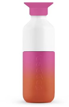 Dopper Steel Trinkflasche 350ml, 490ml, 800ml, 1.1L - Edelstahl Flasche - BPA freie Wasserflasche, 18/8 Edelstahl, Auslaufsicher - Sportflasche für Sport, Outdoor & Büro