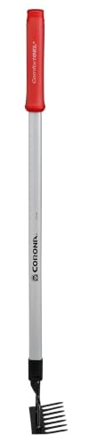 Corona K & S Precision Metals Tools GT 3234 Reach 7-Tine Extended Rake, Silver,RED,Black