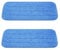 Nine Forty 36 Inch Microfiber Wet or Dry Flat Hardwood Floor Dust Mop Head Refill | Replacement Pads | Washable Industrial Commercial Supplies (2 Pack)