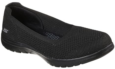 Skechers Women's On-the-go Flex Wonderous Pumps,Black Textile Trim,8 UK