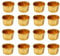 Moldes para Magdalenas y Cupcakes - 50 Unidades de Papel Metálico para Hornear, Muffin Cases de Aluminio (Dorados)