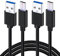 2 Pezzi 1M Cavo USB Type-C di Rapida Ricarica Trasmissione con punta da 10mm per BV5900 BV6100 BV6300 BV6800 Pro / BV6900 BV9100 BV9500 Plus BV9600 BV9700 BV9800 BV9900E BV9900 Pro Rugged Smartphones