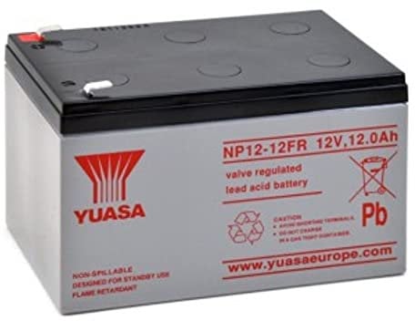 Yuasa NP12-12FR Lead Acid Battery - 12V, 12Ah General purpose VRLA battery