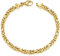 Materia Männer Armband Silber 925 gold - 21cm massive Königskette 5mm breit SA-145-21cm