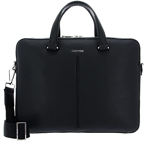 Calvin Klein Herren MEDIAN Slim Laptop Bag K50K510018 Laptoptasche, Schwarz (Ck Black)