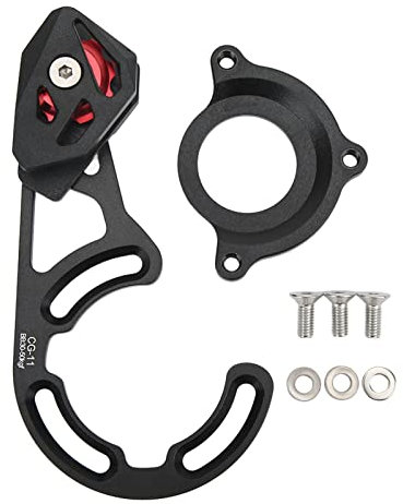 Keenso Fahrradkettenführungsfänger, Mountainbike-Kettenführung aus Aluminiumlegierung zum Schutz von Fahrrädern