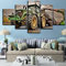 Bild Auf Leinwand - Leinwandbild - Große Landwirtschaftliche Fahrzeuge Xl/150 X 100 Cm - Wand Bild - Wanddeko - Leinwanddruck - Bilder - Kunstdruck - Wanddekoration - Leinwand Bilder - Wandkunst