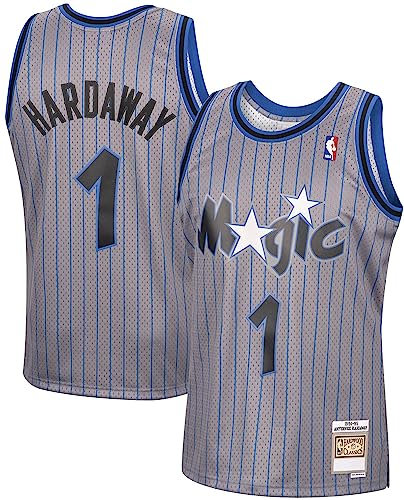 Penny Hardaway Orlando Magic Gray Youth 8-20 Hardwood Classic Soul Swingman Player Jersey, Schwarz, 8