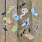 Ginger Ray 30er-Pack verschiedene 3D-Wanddekorationen mit gruseligen Krabbelkäfern für Kindergeburtstage, Multicoloured