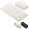 GIANTEX Bodenmatratze 90x200 cm, Futon Matratze Japanisch, Tatami Matte Faltbar & Tragbar, Klappmatratze mit Tragetasche & Abnehmbarer Bezug, Schlafmatte Schlafunterlage für Gästezimmer Schlafzimmer