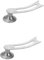 Amosfun 2 Pz Maniglia del Coperchio del Vaso Pentole in Piedi Manico Copri Padella Supporto per Sostituzione Pentole Porta Coperchi per Pentole Pentola Silver