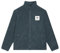 Surf Monkey Giacca in pile con cerniera, riciclata, a maniche lunghe, vestibilità classica, blu, S