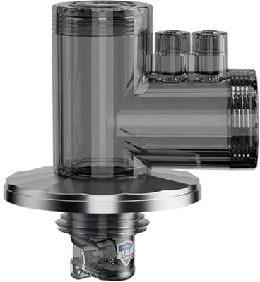 Illkjasfc Sifone multiuso a 3 vie e troppopieno in PVC a 3 canali, antiodore per cucine e scarico