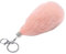 Fhkpsqkcn Llavero de cola de peluche con colgante de cola de animales, monedero, cadena mágica, accesorios, Horno Xiaofen