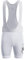 NUCKILY Pantaloncini da ciclismo da competizione da uomo, pantaloncini da ciclismo imbottiti 4D con tasche Pro Race Bike Shorts, bianco, XX-Large