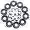 Rondelle de pignon d'embrayage et kit E-Clip pour tronçonneuse Husqvarna 362 365 371 372 372XP 372 X-Torq #503 75 24-01 / 503 27 21-01