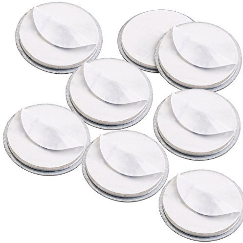 VisorTech Rauchmelder Magnet: 8er-Set Magnet-Befestigungssystem für Mini-Rauchwarnmelder (Magnethalterung Rauchmelder, Befestigung, Alarmanlage)