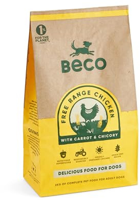 Beco Free Range Chicken with Carrot and Chicory - 12kg - Natural & Grain Free Complete Dry Dog Food