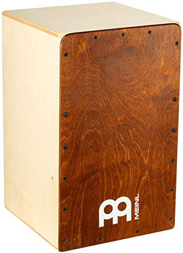Meinl Percussion Snarecraft Cajon Instrument - Grande drum box avec 2 timbres - Surface de jeu bouleau almond (SC100AB)
