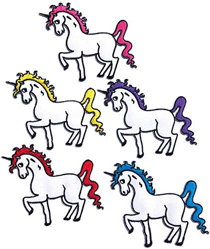 PATCHFIX - Patches - 0119 - Pferd - Pony - Einhorn - Herz - Fohlen - Pferdekopf - Pferde - Hufeisen - Reiten - Applikation - Aufbügler - Aufnäher - Sticker - Badges - Flicken - Bügelbild