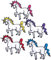 PATCHFIX - Patches - 0119 - Pferd - Pony - Einhorn - Herz - Fohlen - Pferdekopf - Pferde - Hufeisen - Reiten - Applikation - Aufbügler - Aufnäher - Sticker - Badges - Flicken - Bügelbild