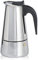 Xavax Caffettiera per caffè espresso (per piani cottura a induzione, 6 tazze, in acciaio inox, per preparare caffè aromatico, caffettiera e lavabile in lavastoviglie), argento