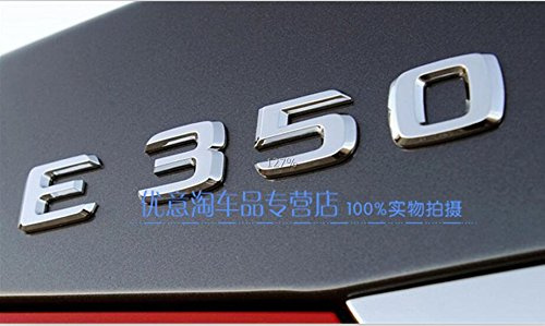 E681 E350 Emblem Badge auto aufkleber 3D Schriftzug hinten Abziehbild Car Sticker Plakette