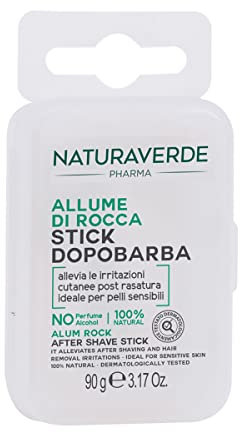 Naturaverde Pharma ALLUME DI ROCCA STICK DOPOBARBA STICK RECHTECKIG