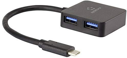 Renkforce 4 Port USB 3.2 Gen 1-Hub (USB 3.0) Schwarz