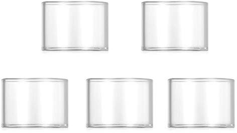Denghui-ec, 5 STÜCKE Ersatzglasbehälter für UWELL Crown IV Zerstäuber 6 ml Fett Version / 4 ml Gerade Version, Frei von Tabak und Nikotin (Color : for Crown IV 4ml)