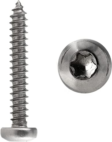 Spanplattenschrauben mit Rundkopf 6x70 verstärkter Kopf TORX aus Edelstahl (10 Stück) FASTON®