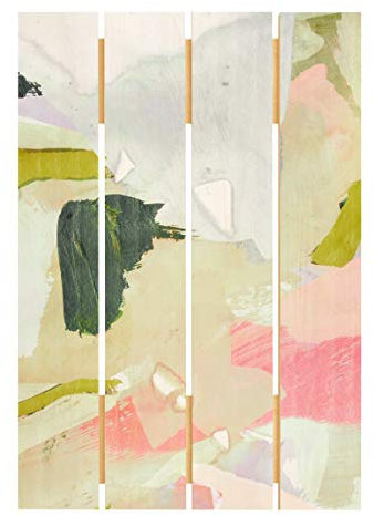 Bilderwelten Holzbild - Klangspiel in Rosé I - Hochformat 3:2 70cm x 48cm