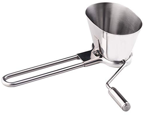 huiingwen Hand-Operated Stainless Steel Parsley Shredder Vegetable Cutter Manual Herb Grinder Chopper for Vegetable Spice Grater Kitchen Gadgets