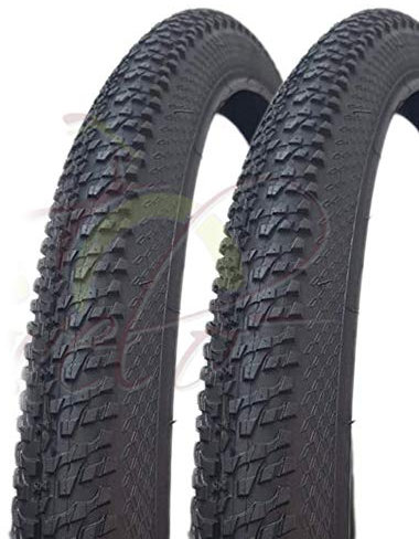 2 neumáticos de 27,5 x 2,125 pulgadas (57-584) rígido Country negro Ruedas Bicicleta Mountain Bike MTB