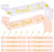 FLOFIA 10PCS JGA Schärpe Braut JGA Accessoires 9* Team Braut Schärpe Rosegold Junggesellinnenabschied Deko Brautaccessoires Bachelorette Party Hochzeit Zubehör Mädchen-Nacht
