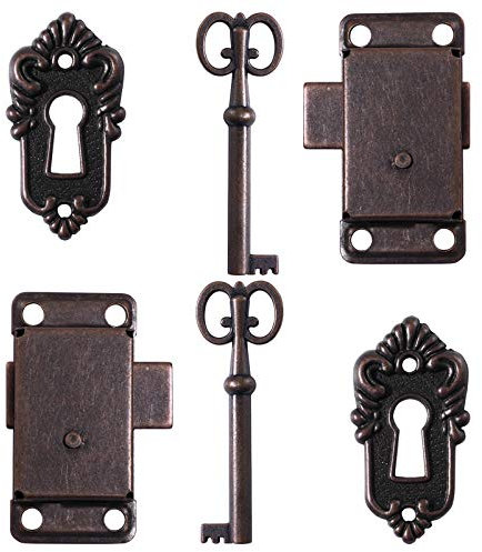 Cerniere Decorative Per Cassapanca Chiusura X Credenza Cerniere Antiche La 2 Chiude La Custodia con I ' Serrature Per Cassapanca Ferramenta Per Portoncino Chiave Antica