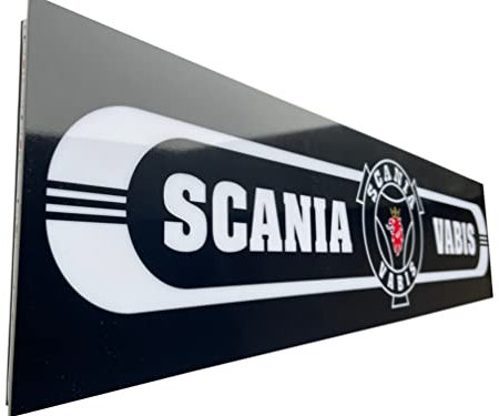 Scania Led Schild 100 x 25cm mit einstellbarer Lichtleistung