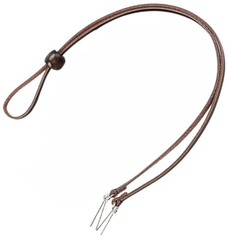Gamboa 100% Leder Hut Kinnriemen für Damen und Herren Abnehmbarer Hut Kinnschnur für Cowboy- und Sonnenhüte