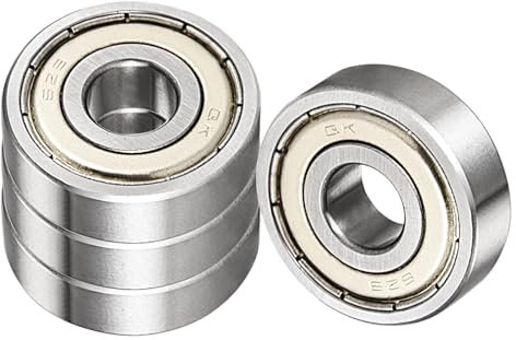 Kozelo 4 Stück 629ZZ Rillenkugellager-[9mm x 26mm x 8mm] Doppelt abgeschirmtes Lager für industrielle Geräte, Motoren, Maschinen, Edelstahl