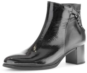 Gabor Damen Ankle Boots, Frauen Stiefeletten,Best Fitting,Booties,halbstiefel,Kurzstiefel,uebergangsschuhe,schwarz,43 EU / 9 UK
